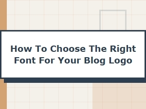 How to Choose the Perfect Font for Your Blog Logo by Niche